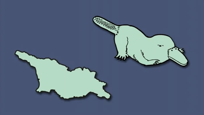 Ինչ-որ մեկը ձևափոխել է Եվրոպայի քարտեզը այնպես, որ կարծես երկրները «կենդանի» արարածներ լինեն