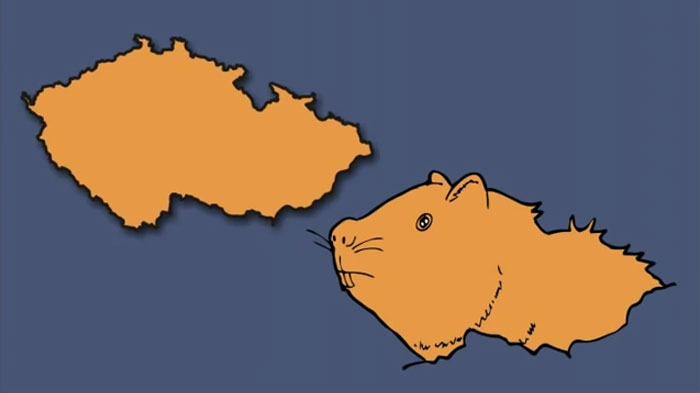 Ինչ-որ մեկը ձևափոխել է Եվրոպայի քարտեզը այնպես, որ կարծես երկրները «կենդանի» արարածներ լինեն