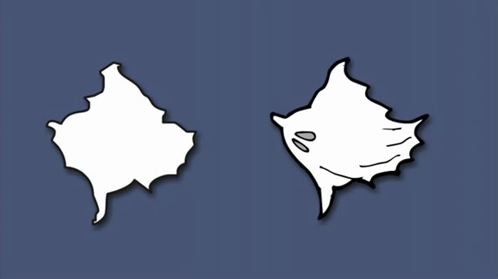 Ինչ-որ մեկը ձևափոխել է Եվրոպայի քարտեզը այնպես, որ կարծես երկրները «կենդանի» արարածներ լինեն