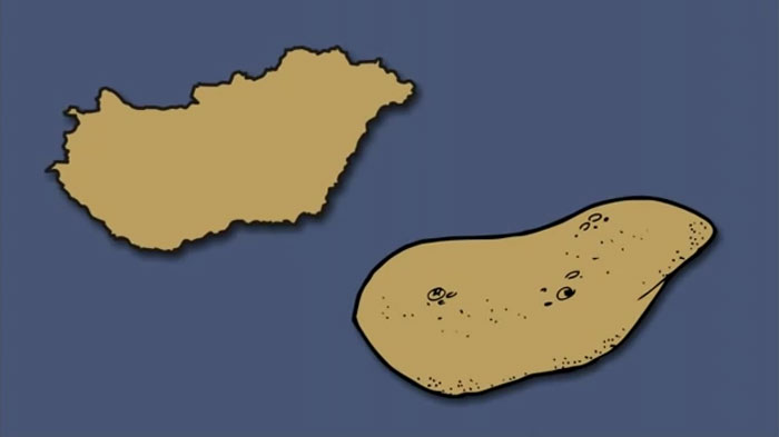 Ինչ-որ մեկը ձևափոխել է Եվրոպայի քարտեզը այնպես, որ կարծես երկրները «կենդանի» արարածներ լինեն