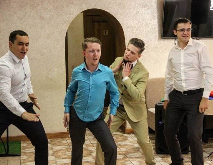 Լացելու աստիճալ զվարճալի լուսանկարներ, որոնք արվել են հարսանիքների մրցույթների ժամանակ