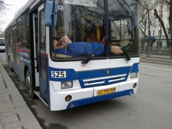 Իսկ դուք կարո՞ղ եք այսպես: Ցանկացած պայմաններում քնել կարողանալու տաղանդ ունեցող մարդկանց 20 զվարճալի լուսանկարներ։