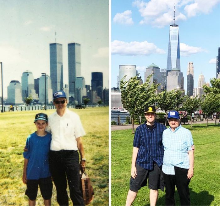 Ահա՛, թե ինչ է պատահում, երբ մարդիկ փորձում են կրկնել մանկության տարիների լուսանկարը: 26 զվարճալի եւ գեղեցիկ լուսանկարներ։