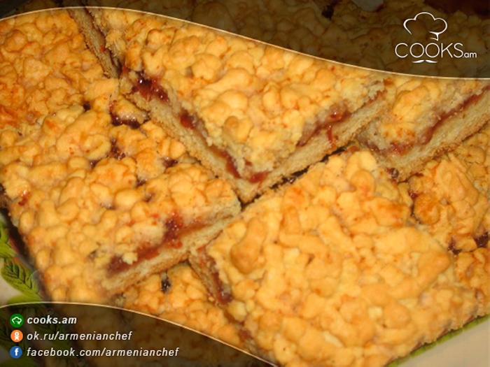 Հեշտ ու արագ պատրաստվող պիրոգ ջեմով: Վայելեք այն տաք թեյի հետ