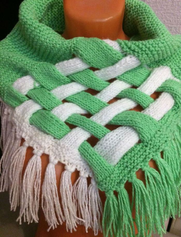 Հրաշալի գաղափար: Շարֆ- սնուդ՝ հյուսելու միջոցով։ Պարզ, նորաձև և անսովոր