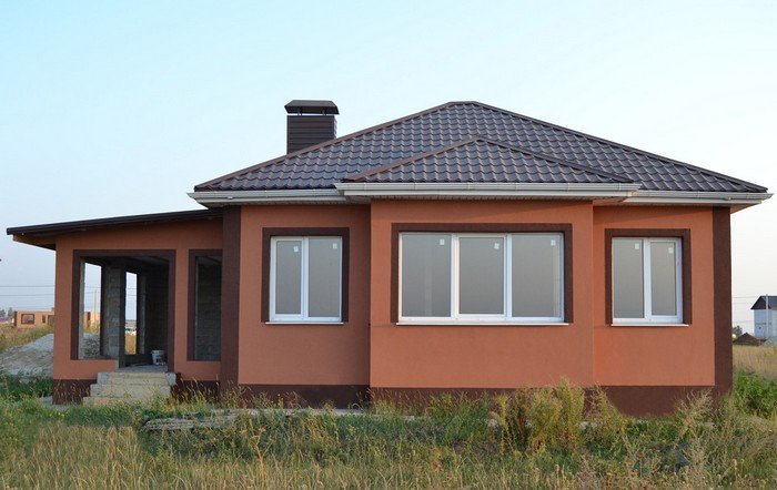 Մեկ հարկանի տների գեղեցիկ ֆասադներ. 51 գաղափարների լուսանկարներ