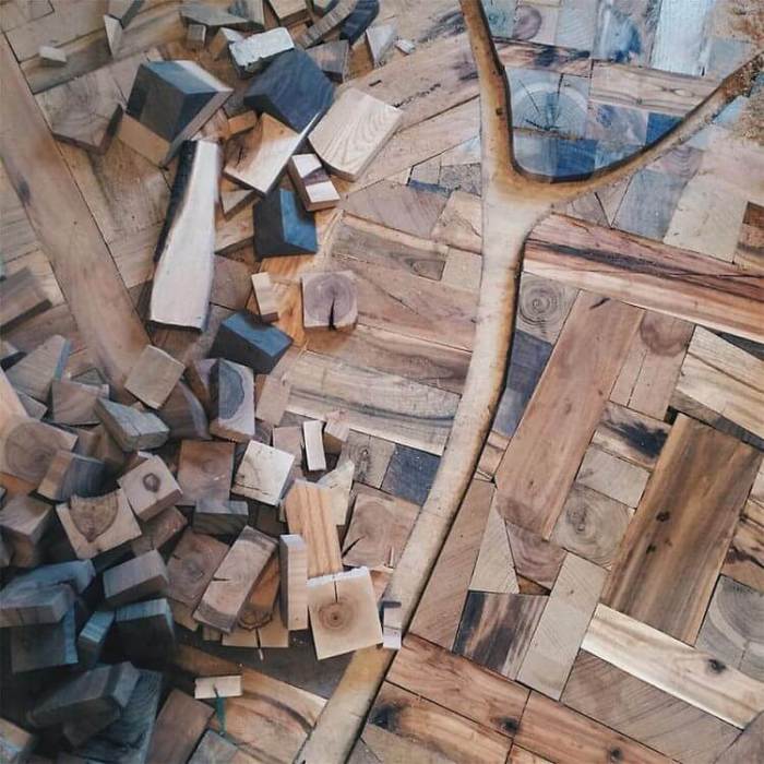 Նա 40 պարկ փայտ հավաքեց և գործի անցավ