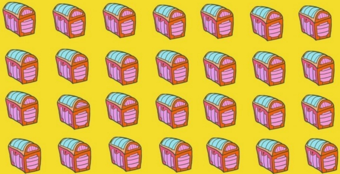 Ուշադրության թեստ. Հարկավոր է գտնել այն սնդուկը, որը տարբերվում է մնացածից