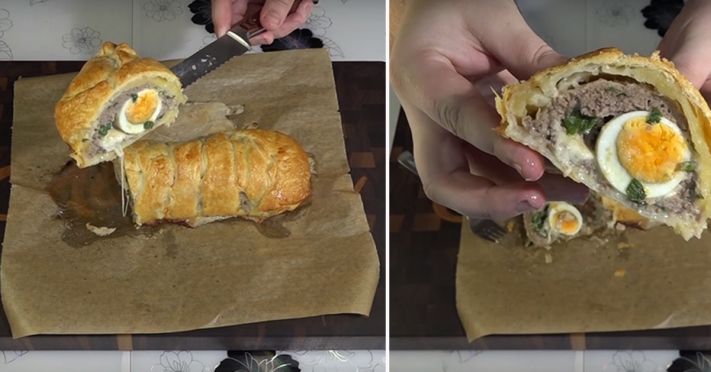 Նա 4 պինդ խաշած ձու է դնում հենց ֆարշով բարձի վրա&hellip; արդյո՞ւնքը. կարկանդակների կարկանդակ