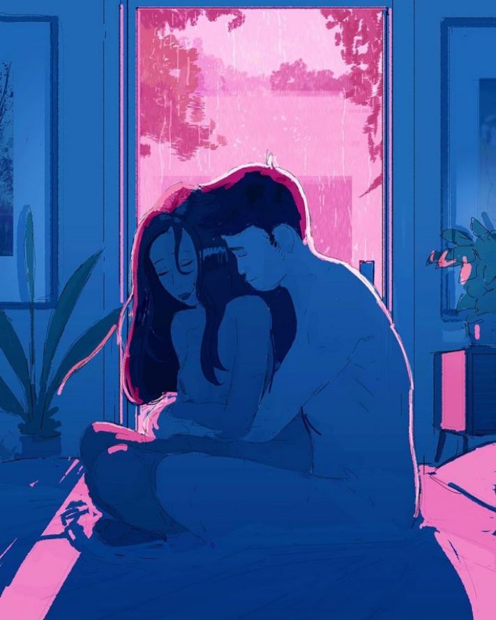 Ամերիկացի նկարչի 10 նկարներ այն մասին, թե ինչպես են սիրահարները պահում իրենց, երբ մենակ են մնում