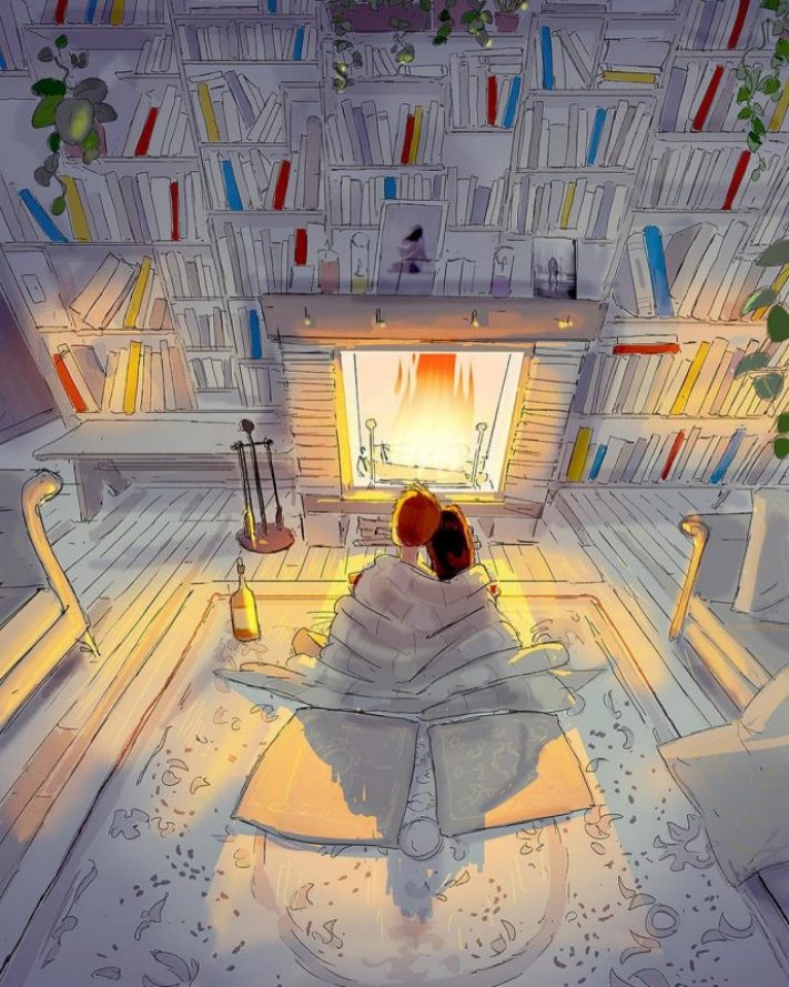 Ամերիկացի նկարչի 10 նկարներ այն մասին, թե ինչպես են սիրահարները պահում իրենց, երբ մենակ են մնում