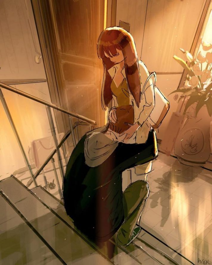 Ամերիկացի նկարչի 10 նկարներ այն մասին, թե ինչպես են սիրահարները պահում իրենց, երբ մենակ են մնում