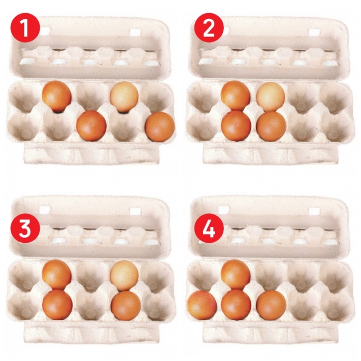 Ընտրեք, թե որ տուփի մեջ են ձվերը ճիշտ դրված և իմացեք ձեր ամենաուժեղ կողմի մասին