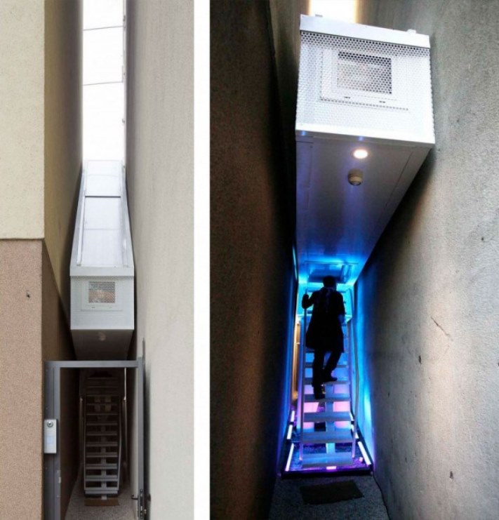 Աշխարհի ամենափոքր տունը. տեսեք, թե որքան հիանալի է՝ չնայած 1,5 մ լայնությանը