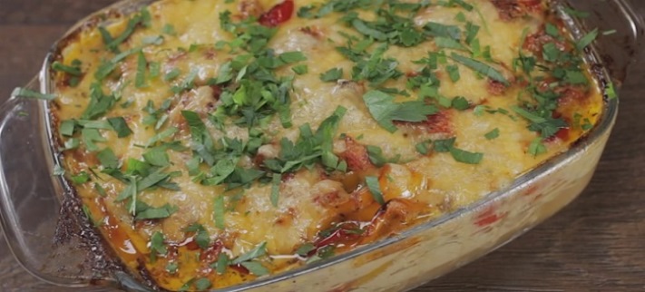 Ջեռոցում բանջարեղենով պատրաստված հավ՝ &laquo;Պիկասո&raquo;