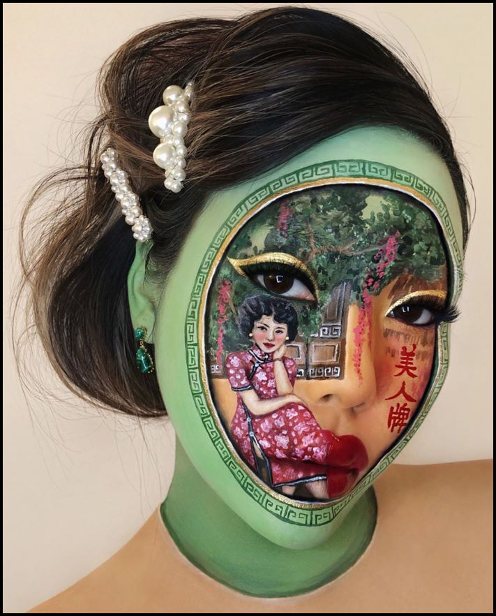 Դիմահարդարուհին ձեռքերի ու ոտքերի վրա պատրանքներ է ստեղծում: Այնքան իրատեսական է երևում, որ ակամայից փշաքաղվում ես