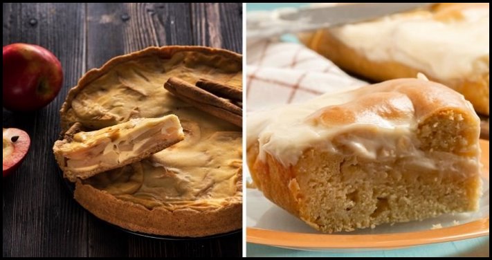 Թթվասերով խնձորով համեղ պիրոգ