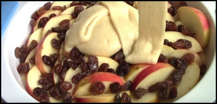 Թթվասերով խնձորով համեղ պիրոգ