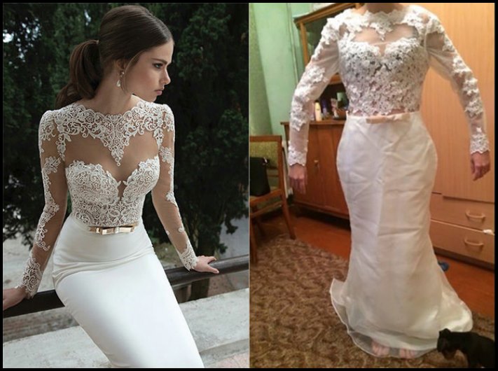 Ցավալի է։ 11 հարսնացու, ովքեր սխալվեցին և առցանց հարսանեկան զգեստ պատվիրեցին