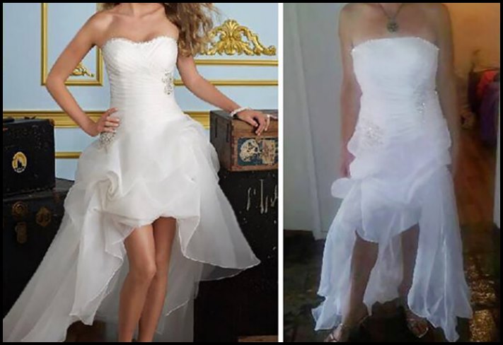 Ցավալի է։ 11 հարսնացու, ովքեր սխալվեցին և առցանց հարսանեկան զգեստ պատվիրեցին