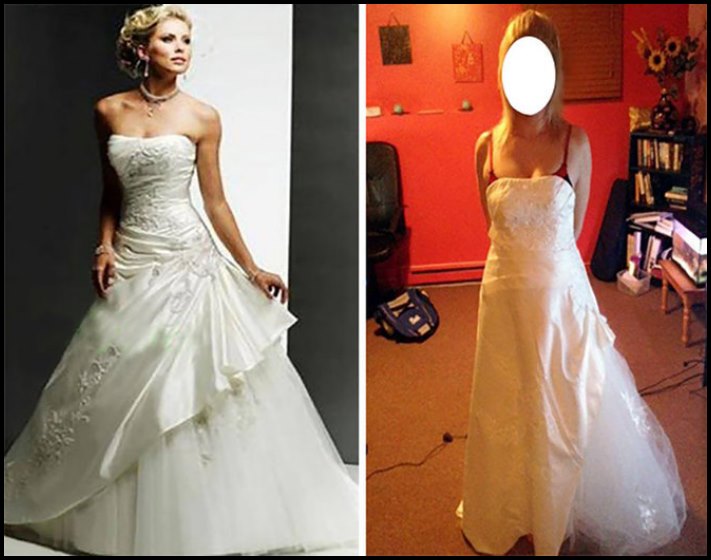 Ցավալի է։ 11 հարսնացու, ովքեր սխալվեցին և առցանց հարսանեկան զգեստ պատվիրեցին