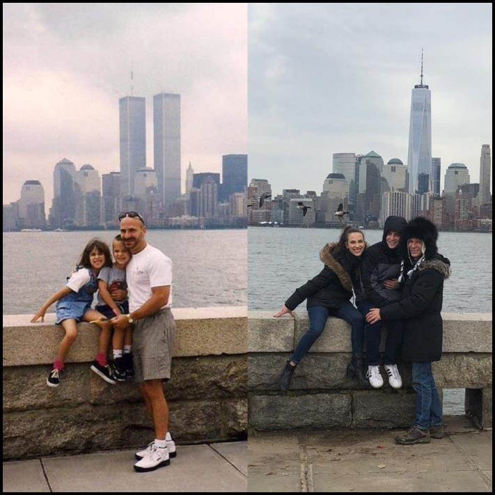 18 դեպք, երբ մարդիկ կրկնել են անցյալի իրենց նկարները նույն մարդկանց հետ նույն միջավայրում