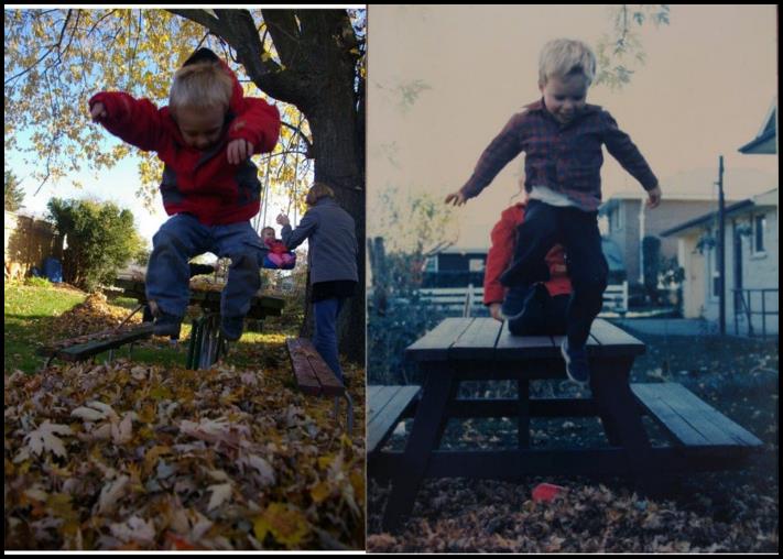 18 դեպք, երբ մարդիկ կրկնել են անցյալի իրենց նկարները նույն մարդկանց հետ նույն միջավայրում