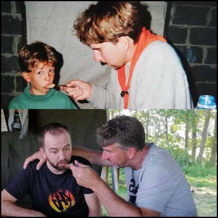 18 դեպք, երբ մարդիկ կրկնել են անցյալի իրենց նկարները նույն մարդկանց հետ նույն միջավայրում