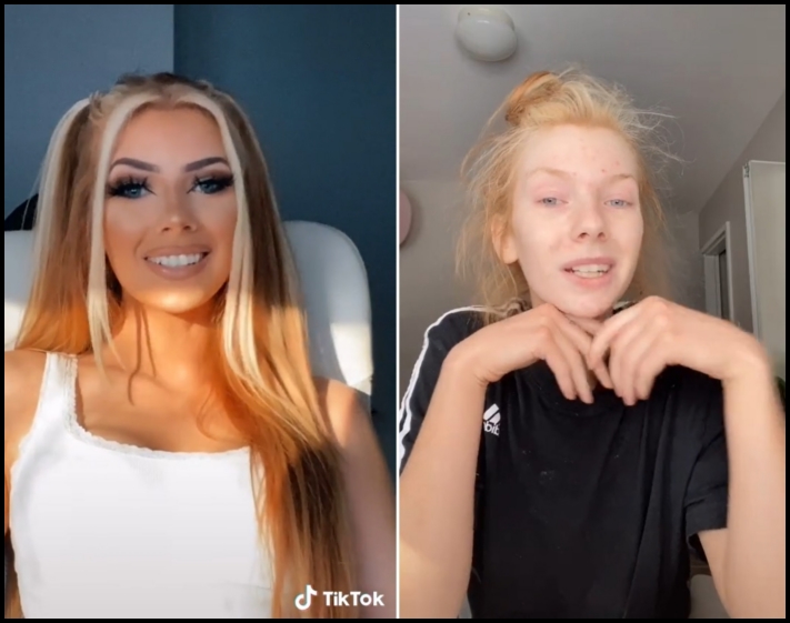 TikTok&ndash;ի 8 աղջիկներ իրենց ցուցադրել են դիմահարդարումից առաջ և հետո