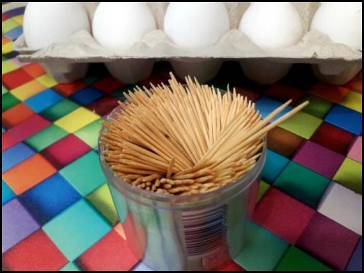 Ընկերուհիներիցս մեկն ինձ խորհուրդ տվեց ձու եփել ատամի փայտիկներով։ Հիմա ես միշտ այդպես եմ պատրաստում