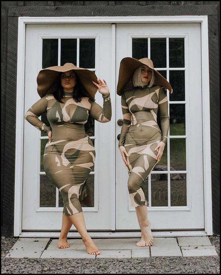 Աղջիկները ցույց տվեցին, որ նույն հանդերձանքով, բայց տարբեր կազմվածքով կարելի է տպավորիչ տեսք ունենալ