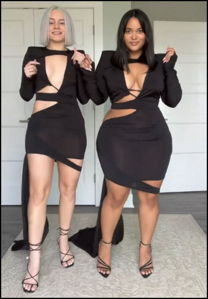 Աղջիկները ցույց տվեցին, որ նույն հանդերձանքով, բայց տարբեր կազմվածքով կարելի է տպավորիչ տեսք ունենալ