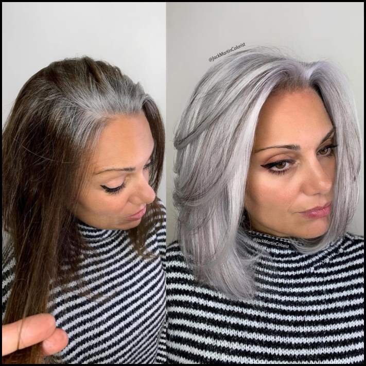 Տաղանդավոր վարսահարդարի գլուխգործոցները, ով իր հաճախորդներին սովորեցնում է սիրել իրենց ալեհեր մազերը