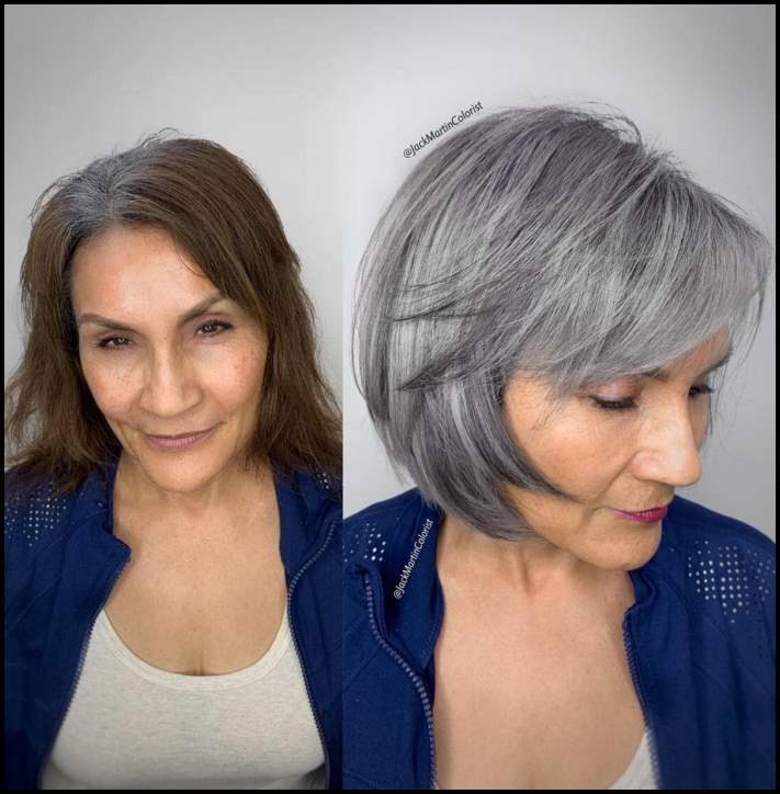 Տաղանդավոր վարսահարդարի գլուխգործոցները, ով իր հաճախորդներին սովորեցնում է սիրել իրենց ալեհեր մազերը