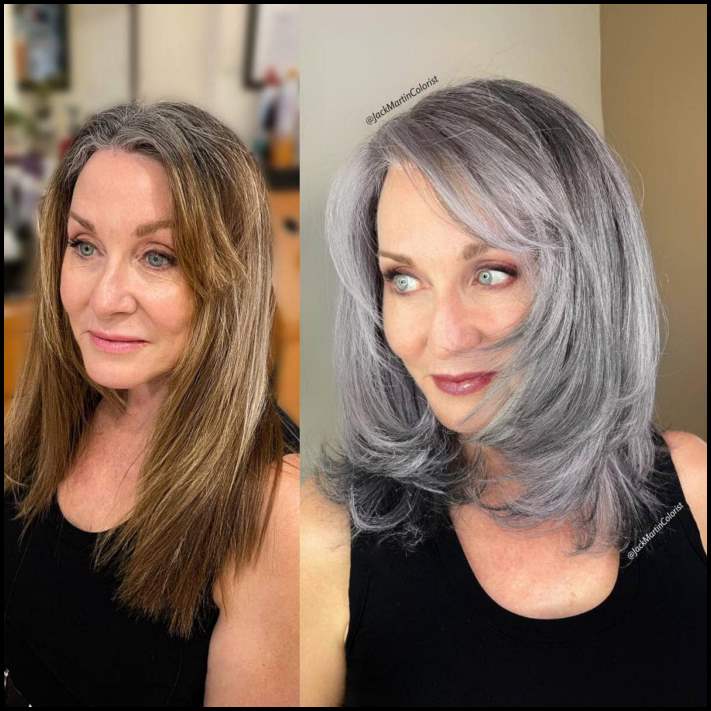 Տաղանդավոր վարսահարդարի գլուխգործոցները, ով իր հաճախորդներին սովորեցնում է սիրել իրենց ալեհեր մազերը