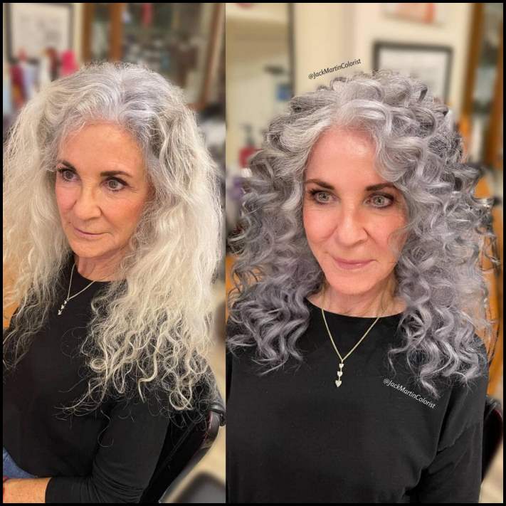 Տաղանդավոր վարսահարդարի գլուխգործոցները, ով իր հաճախորդներին սովորեցնում է սիրել իրենց ալեհեր մազերը