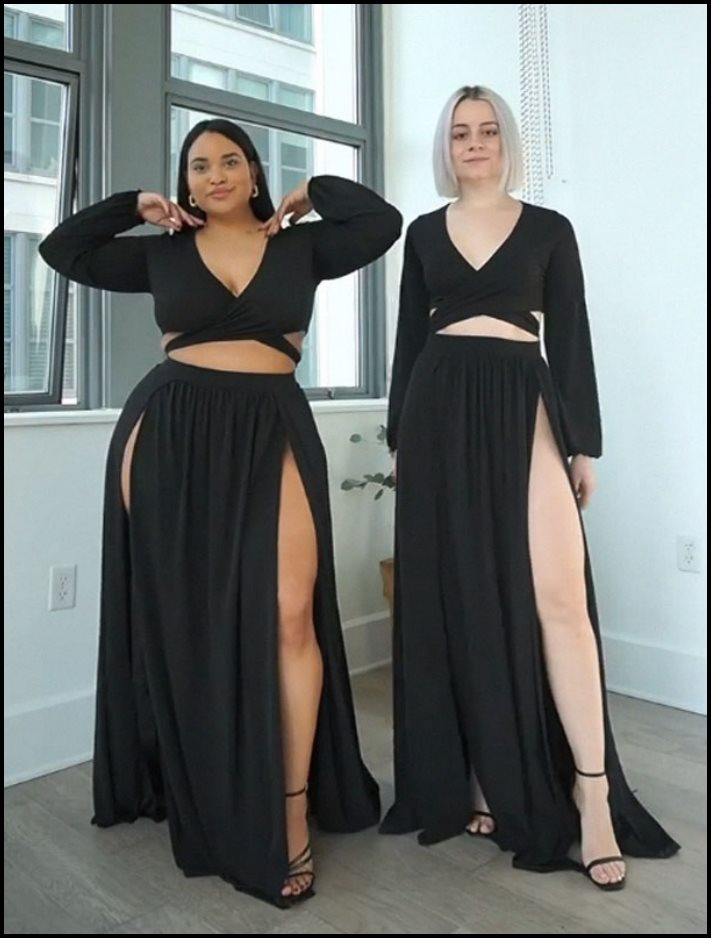 Աղջիկները ցույց տվեցին, որ նույն հանդերձանքով, բայց տարբեր կազմվածքով կարելի է տպավորիչ տեսք ունենալ