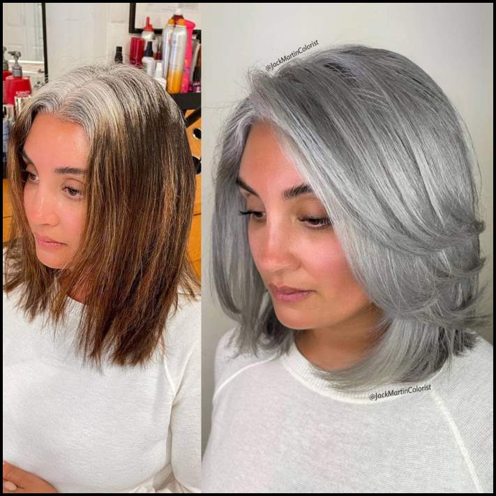 Տաղանդավոր վարսահարդարի գլուխգործոցները, ով իր հաճախորդներին սովորեցնում է սիրել իրենց ալեհեր մազերը