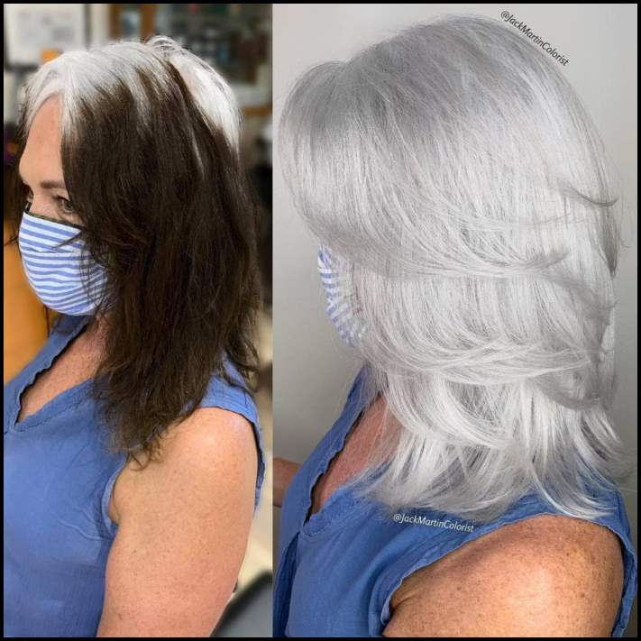 Տաղանդավոր վարսահարդարի գլուխգործոցները, ով իր հաճախորդներին սովորեցնում է սիրել իրենց ալեհեր մազերը