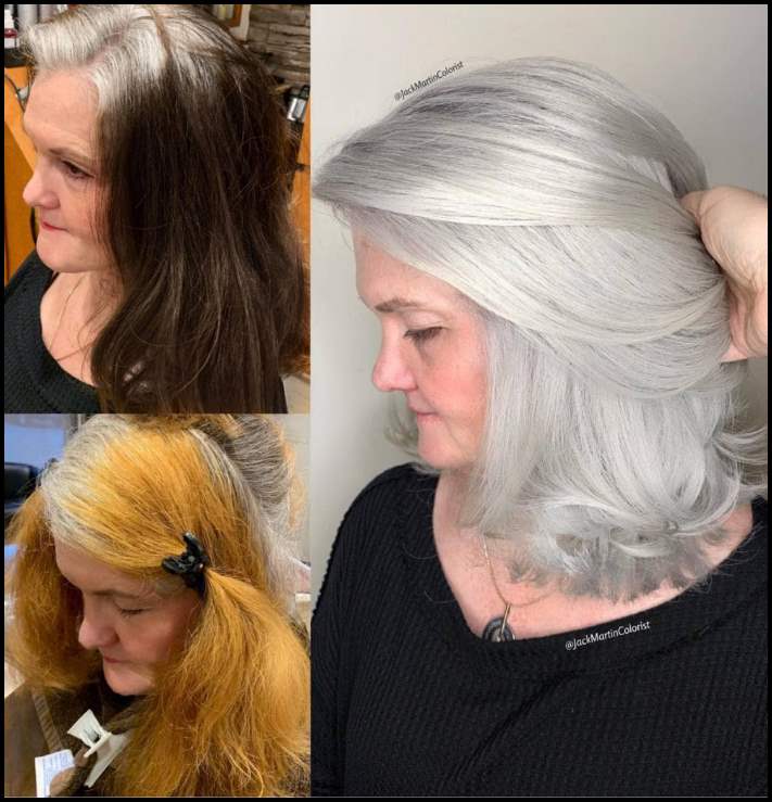 Տաղանդավոր վարսահարդարի գլուխգործոցները, ով իր հաճախորդներին սովորեցնում է սիրել իրենց ալեհեր մազերը