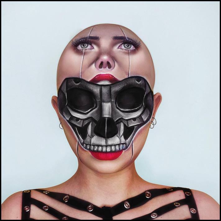 Դիմահարդար նկարիչը ստեղծում է բավականին սահմռկեցուցիչ օպտիկական պատրանքներ, որոնց նայելիս ուզում ես թաքնվել ծածկոցի տակ