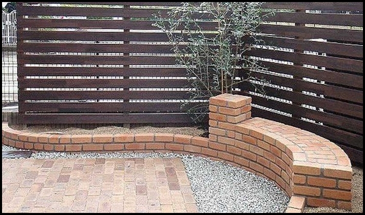 40 հիանալի լուծում բակն աղյուսներով զարդարելու համար