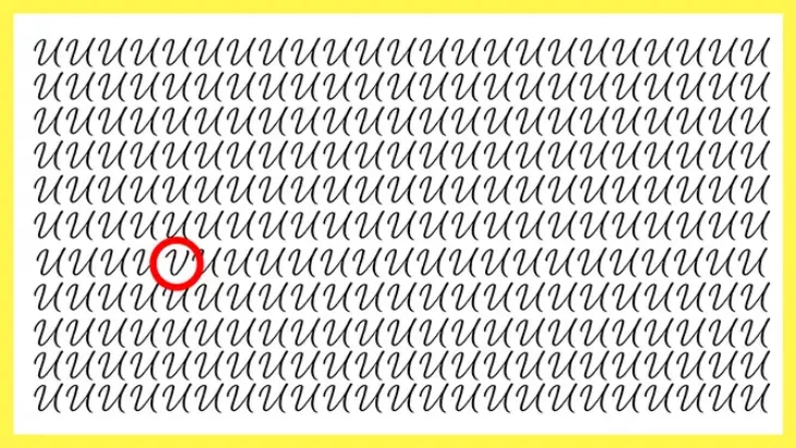 Միատար խզբզոցներ. գտնե՛ք նկարի վրա ավելորդ տառը ընդամենը 8 վայրկյանում, կկարողանա՞ք։