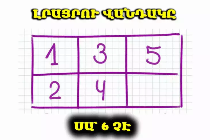 Դպրոցում լավ ես սովորել՞․ Հիմա ապացուցիր