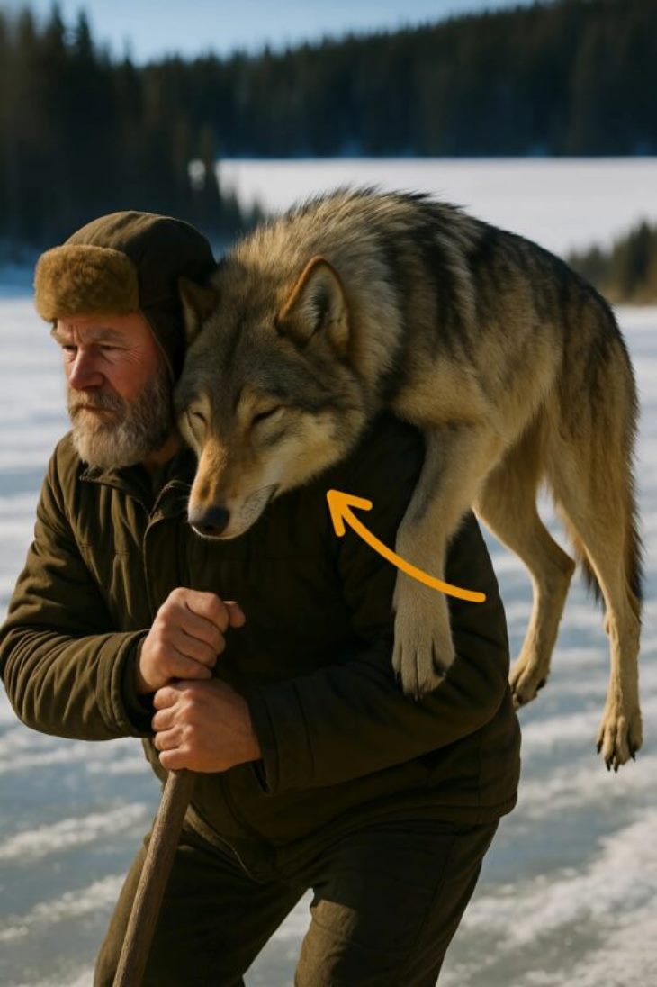 ❄️🐺 Որսորդը հանեց գայլին սառույցից, բայց չգիտեր, թե այդ քայլն ինչ հետևանքներ կունենա իր համար