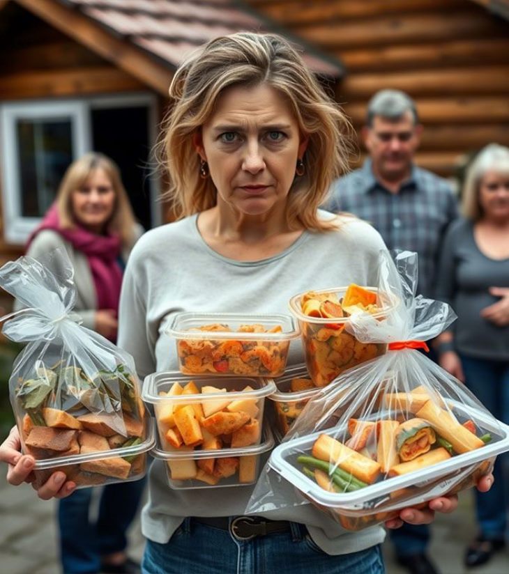 😡 — Ձեզ համար մնացորդներն եմ փաթեթավորել, ինչպես որ սիրում եք։ Չէ՞ որ դուք հենց դրա համար եք գալիս մեր դաչա, ոչ թե օգնելու։