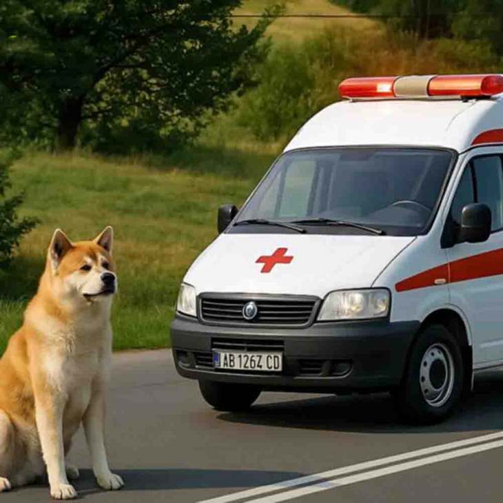 🐕 😲 Ահա թե ինչ է նշանակում հավատարմություն. Շունը շտապօգնության ճանապարհը փակեց և փրկեց տիրոջ կյանքը։