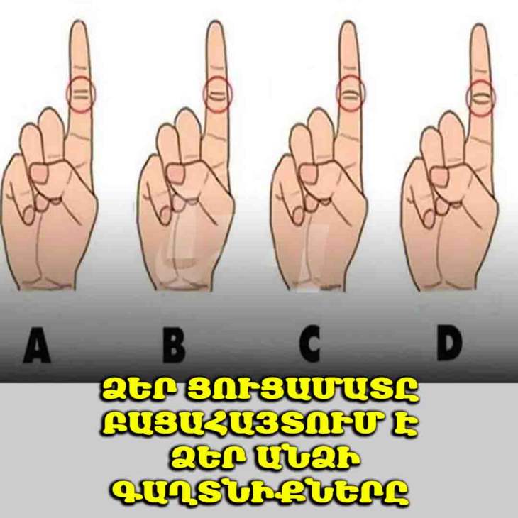 👆 Ձեր ցուցամա՞տը կարճ է, թե՞ երկար։ Պարզվում է՝ դա շատ բան է ասում ձեր անձի մասին։ Դուք կզարմանաք։
