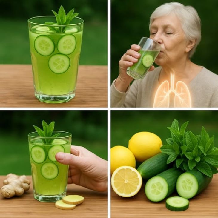🥒 Վարունգ, կոճապղպեղ, անանուխ, կիտրոն և ջուր. օրգանիզմի մաքրման բնական դետոքս ըմպելիք