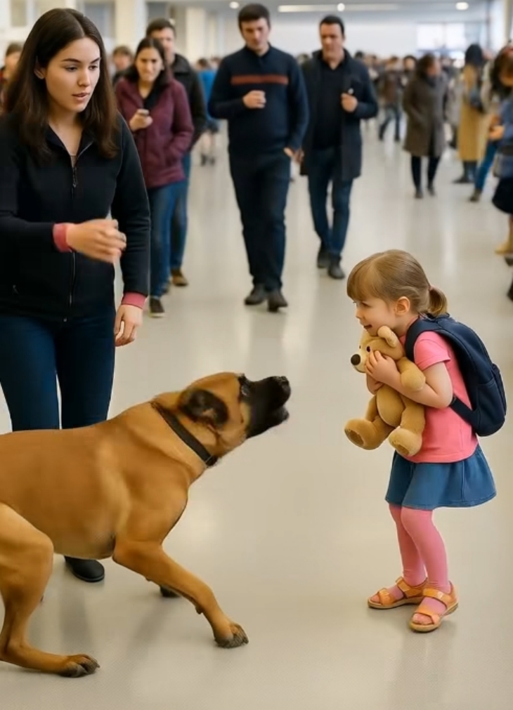 🐕 😱 Օդանավակայանի ծառայողական շունը սկսեց հաչել՝ տեսնելով 5-ամյա մի աղջկա, իսկ հետո նրա ձեռքից պոկեց փափուկ խաղալիքը. և ահա թե ինչ անսպասելի բան տեղի ունեցավ։